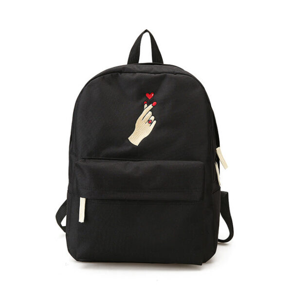 Heart Canvas Backpack